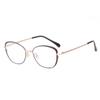 F93063 nuevos retro metal literatura y arte estudiantes maquillaje todo-partido gafas para miopía poligonales tendencia espejo plano lote
