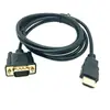 Venta Directa de Fábrica Cable Adaptador HDMI a VGA Cable de Alta Definición HDMI a VGA 1.8m Cable HDMI a VGA