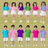Ropa de Rendimiento Infantil, Ropa para Coro de Porristas, Ropa para Clase de Jardín de Infancia, Ropa de Porristas para Evento Deportivo de Estudiantes de Primaria