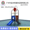 Combinação de corrediça de água pequena de verão mais vendida do fabricante Kidsren's Outdoor Water Play House Interactive Water Cottage Water Spray Slide