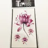 Tatuagem temporária de simulação à prova d'água tatuagem fresca tornozelo clavícula flor marca d'água adesivo de tatuagem