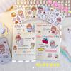 Pegatina para cuenta manual estilo japonés PET corazón de niña pequeña pastilla material para cuenta manual pasta DIY taza teléfono móvil pasta de decoración venta al por mayor