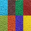 Grânulos de Arroz de Vidro Fosco Cor Sólida 3mm Pulseira Colar Brincos Artesanais DIY Materiais para Joias Atacado
