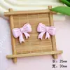 Dibujos animados lazo brillante accesorios de resina diy funda de teléfono móvil refrigerador soporte para teléfono móvil parche material para accesorios de cabello venta al por mayor