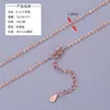 Cadena Lisa de Plata de Ley S925 Joyería de Plata Collar de Gama Alta para Mujer Cadena de Cruz Cadena de Caja Cadena de Hueso de Serpiente Cadena Dorada de Moda