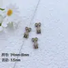 Accesorios de Aleación Tenedor Lindo de Dibujos Animados Cuentas Pintura Cadena para Teléfono Móvil Materiales para Manualidades Accesorios al por Mayor Agujero Vertical Hecho a Mano