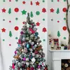 Decorações de Natal Estrela Enfeites de Árvore de Natal Guirlanda de Papel Lamê Estrela de Cinco Pontas Suprimentos para Decoração de Festa