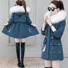 Casaco de Inverno Feminino estiloso 2023 parka casaco acolchoado de algodão feminino estiloso casual casaco acolchoado de algodão cintura ajustada jaqueta acolchoada de algodão espessa para estudantes