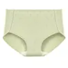 Algodão Puro Feminino Cintura Alta Controle de Barriga Antibacteriano Tamanho Grande Sem Costura Shorts Triângulo 2024 Novo Roupa Íntima Triângulo Feminina