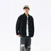 Camisa de Estilo Nuevo Primavera y Otoño Enbu Ropa de Trabajo Manga Larga Versátil Cuello Campana Moderno Juvenil Estilo Japonés Holgada Camisa Chaqueta
