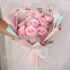 Flor de Sabão Rosa Dia das Mães Dia dos Namorados Dia dos Professores Presente de Aniversário Flor Eterna Buquê Pronto Presente Atacado