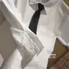 Equipo de Regreso a Clases 2025 Nueva Temporada de Otoño Esencial Uniforme Escolar Corbata Camisa