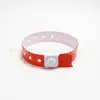 Pulsera Desechable Parque de Atracciones Concierto Fiesta Material de PVC Pulsera de Muñeca Desechable Impermeable Hebilla Pulsera