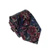 8CM Corbata Floral Hecha a Mano Patrón Retro Estilo Hong Kong Nicho de Gama Alta Accesorios para Traje Camisa Poliéster Corbata Larga Hombre