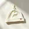 Gorro para bebé para otoño e invierno, gorro fetal cálido para niños y niñas, lindo gorro turbante para bebés, gorro de protección para fontanela de tamaño pequeño con logo de poni