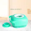 Escova de banho para animais de estimação, shampoo, escova de massagem, silicone macio, pente para limpeza de cães, gatos, cães, banho, ferramenta de preparação