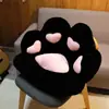 Cojín de cadera de felpa con forma de pata de gato y pata de oso transfronterizo, grueso y cálido para estudiantes, otoño e invierno, cojín para silla de pata de gato, alfombrilla para el suelo del dormitorio