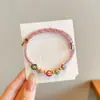 Pulseira de Alta Qualidade Estilo Zongzi 2026 Nova para o Festival do Barco-Dragão, Pulseira de Fio Colorido Estilo Xizang com Pingente de Paz, Corda de Mão Estilo Étnico