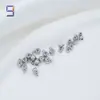 Pacote de ouro 14K cobre de alta cor contas redondas de silicone com contas penduradas materiais para joias DIY feitas à mão multicolor opcional