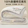 Algodón de Xinjiang, engrosado para abrigar, edredón de invierno, edredón de primavera y otoño, adecuado para uso doméstico, camas individuales o dobles, dormitorios estudiantiles y todas las estaciones