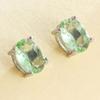 Pendientes de aro ovalados con circonita incrustada y un solo diamante, nuevos, transfronterizos, de moda para mujer, con temperamento, estilo Ins, brillantes de alta calidad, venta al por mayor