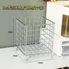 Cesta de Almacenamiento de Acero Inoxidable Estilo Ins Hierro Forjado Oficina Dormitorio Caja de Almacenamiento Escritorio Cosméticos Artículos Varios Almacenamiento de Mascarillas Venta al por Mayor