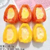 Juguetes de Comida de Simulación Accesorios de Resina Relleno de Crema de Coco Jackfruit Pasador DIY Funda de Teléfono Llavero Zuecos