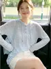 Camiseta de manga larga con capucha a rayas estilo coreano para mujer, prenda de abrigo de otoño con un diseño elegante, top holgado 13459