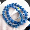 Pulsera de Ágata Corazón de Azúcar Natural Jingyao Pulsera de Cristal Azul para Hombres y Mujeres Regalo de Cumpleaños Blanqueamiento Joyería al por Mayor