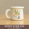 Taza de Agua de Cerámica de Panda con Tapa, Taza de Té con Filtro, Taza de Regalo de Dibujos Animados para Oficina en Casa, Logo Personalizado, Nuevo Estilo Chino