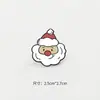 Broche de Presente de Natal Desenho Animado Fofo Emblema de Metal Estilo Japonês Acessórios de Roupa Decorações Personalizadas para Bolsa de Casal