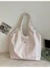 Cinta a cuadros de encaje rosa melocotón y blanco con cordón bolso cruzado de chica dulce bolso de mano hada versátil nicho bolso de hombro