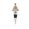 Rolha de Vinho Árvore de Natal com Pontos Diamantados de Nova Cor Decoração de Natal Rolha de Vinho Tampa para Garrafa de Vinho