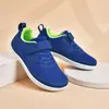 Sapatos Infantis de Bico Largo para Travessia de Fronteira Novos Tênis Esportivos Casuais Meninos Estudantes Cano Baixo Caminhada Sapatos de Meninas Calçados para Exterior Respiráveis