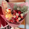 [Novo Modelo 2026] 120g Laço Retro Gatinho Kt Papel de Presente Padrão Xadrez Vermelho e Branco Material de Embalagem Florido Atacado