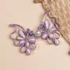 Hebilla Cheongsam Botón de Perla Mariposa Hebilla Tejida a Mano Dinastía Han Traje Tang Ropa China Accesorios Decorativos