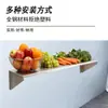Estante de Acero Inoxidable 304 para Cocina Comercial de una Sola Capa Montado en Pared Estante de Almacenamiento de Doble Capa Montado en Pared