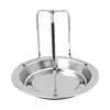 Rack de Peru em Aço Inoxidável Uso Doméstico Rack para Frango Assado Assadeira Rack para Grelha Rack para Grelha de Acampamento ao Ar Livre Churrasqueira Removível