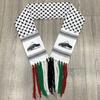 Lenço de Moda Versátil Estampado com Franjas, Lenço de Cabeça Estilo Retrô, Lenço de Pescoço, Best-Seller Transfronteiriço, Atacado em Estoque