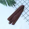 Cinto de Tecido de Algodão e Linho de Cor Sólida de 2cm para Roupas e Saias, Cinto Estreito Simples e Versátil para Cintura