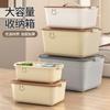 Caja de Almacenamiento de Escritorio, Snacks, Artículos Varios, Cesta de Almacenamiento de Fruta, Caja de Almacenamiento de Ropa de Plástico Portátil para el Hogar con Tapa