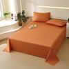 Nueva sábana de algodón de una sola pieza, moderna y sencilla, individual, doble, para dormitorio, de sarga de color liso, de algodón puro, producto individual, venta al por mayor