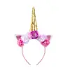 Vestuario de Escenario Accesorios para el Cabello Nueva Diadema de Unicornio para Niños Tocado Diadema de Dibujos Animados para Niñas Accesorios para la Cabeza