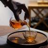 Juego de té de vidrio transparente resistente al calor, juego de té de kung fu marino para el hogar, venta al por mayor, taza de feria, taza pública de jade su, fabricantes