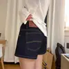Shorts Jeans Americano Retrô de Cintura Alta para Mulheres, Design de Verão Plus Size, Modelagem Solta da Moda, Hot Pants Retos Emagrecedores