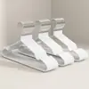 Cabides para Dormitórios Estudantis, Varal de Roupa para Adultos, Cabides Domésticos Ampliados e Espessados, Cabides Sem Marca, Araras de Roupa para Venda por Atacado