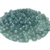 Cor de jade gelado azul claro azul-celeste congelado anel de rosquinha de furo grande anel espessado atacado peças de joias de jade diy