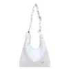 Nuevo bolso de hombro plisado de estrella estilo coreano para mujer, bolso tote versátil casual de gran capacidad, bolso cruzado moderno y simple