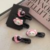 Xiao Mao College Auriculares Dulces y Cool Flequillo Clip Lateral Dulce Lindo Pasador Accesorios para el Cabello Corazón Femenino Clip para Flequillo Clip de Pico de Pato