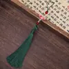 Franja de Borla de Pérola de 10cm DIY Marcador de Livro Hanfu Pingente Acessório de Decoração Decoração de Bolsa Pingente de Borla